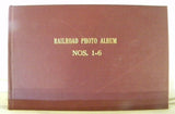 Railroad Photo Album Numbers 1-6 Hard Cover