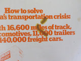Official Railway Guide North American Freight Service Edition 1976 January Febru