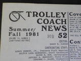 Trolley Coach News No 52 1981 Summer/Fall Why trolleybuses News items