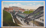 Postcard Pawtucket Central Falls Station Pawtucket Rhode Island
