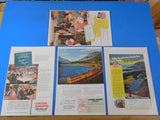 Ads Union Pacific Railroad Lot #8 Advertisements from various magazines (10)