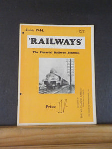 Railways #50 1944 June Vol 5 #50 The Pictorial Railway Journal Metropolitan Dist