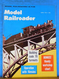 Model Railroader Magazine 1961 April Building code 70 turnouts Operation with fl