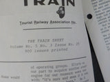 Western Pacific Feather River Rail Society The Train Sheet #25 1987