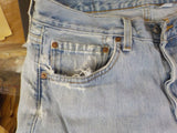 Levi's 501 Men's distressed jeans Button Fly 32 X 34  TWO PAIR well worn