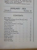 Railway Modeller 1954 January V5 #39 Street Lamps Free-Lance Turbine in 0 Gauge.