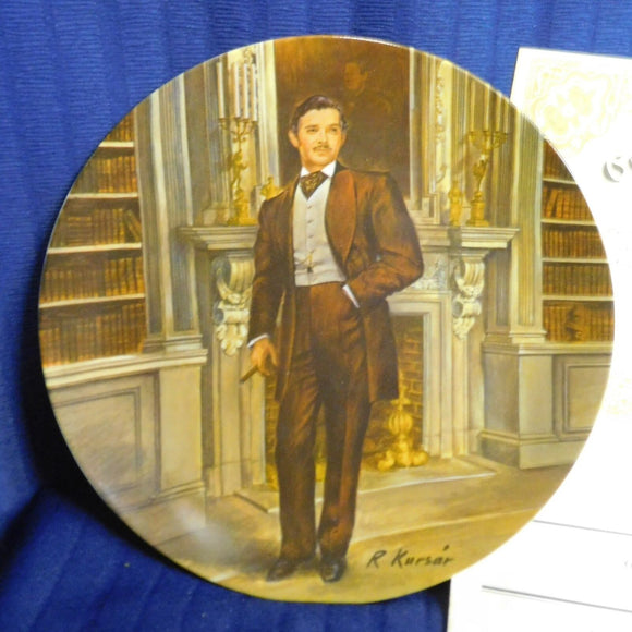 Plate Gone With the Wind Rhett by Raymond Kursar p0632