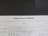 Burlington Public Timetable 1970 January 18 Burlington Route