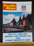 Pacific News #176 1976 June Pacific Rail News V&T #28 Stump dodging G12s