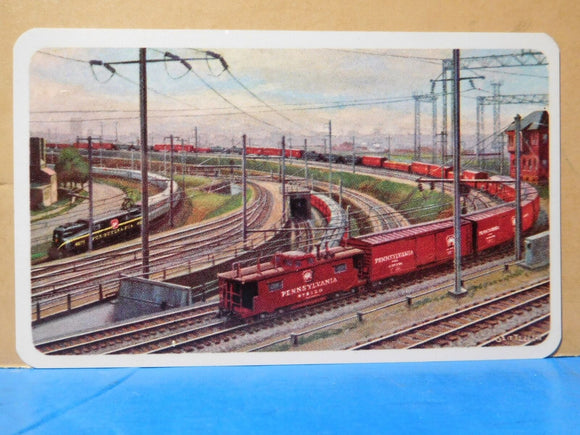 Pennsylvania Railroad Pocket Calendar 1961 Twelve-Month Pocket Calendar
