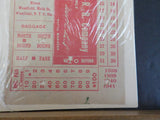 Jamestown, Westfield & Northwestern R.R. Company Ticket 1940