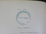 Dorchester Day Celebration 277th Anniversary 1630-1907 by James H Stark SIGNED