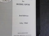 GP30 Operating Manual 1962 July 2nd edition