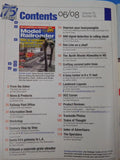 Model Railroader Magazine 2008 June How to compress a scene Small town grain ele