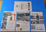 Ads Western Pacific Railroad Lot #21 Advertisements from various magazines (10)