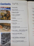 Model Railroader Magazine 2005 April Desert scenery how to Kitbash small coal mi