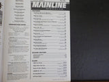 Mainline Modeler 1999 May Combines John Deere C&O Car float OS-4 flat car SF Ree