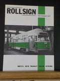 Rollsign Magazine of New England Transit News 1971 Nov MBTA's new transit color