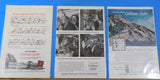 Ads Western Pacific RR California Zephyr #2 Advertisements from various magazine