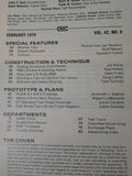 Railroad Model Craftsman Magazine 1974 February DL&W 4-8-4 Narrow gauge hopper p