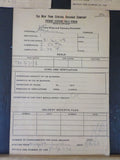 New York Central Freight Station Tally Pouch Lot of 5. 1928.  Each pouch contain