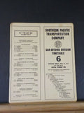 Southern Pacific Transportation Co San Antonio Div Employee Timetable #6 1977