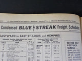 Official Guide of the Railways 1972 October Maps Timetables railroad freight Air