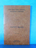 New York Central Railroad Company  Safety Rules 1926 March
