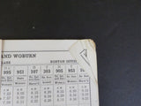 Boston & Maine Railroad Employee Timetable #1 Effective January 6 1963