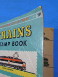 Little Golden Activity BookTrains Stamp Book 1958 HC Kathleen N. Daly
