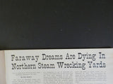 Steam Engines 1961 February Wrecking Yards of the North Circus days recalled