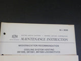 EMD Maintenance Instructions MI 9599  April 1974 Cooling system venting SW1000