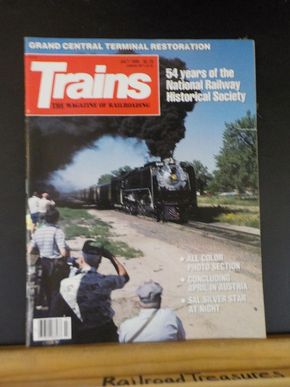 Trains Magazine 1990 July Grand Central Terminal restoration SAL Silver star at