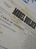 Model Builder Lot of 5 well used issues 1941, 1943   NO Covers