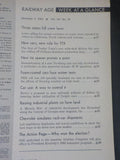 Railway Age 1964 November 9 Weekly M/W machines Car Productivity PRR foam insula