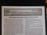 News from the National Association of Railroad Passengers 1999 COMPLETE YEAR Lot