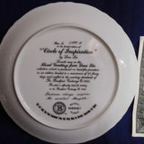 Plate Floral Greetings from Lena Liu Circle of Inspiration p0515