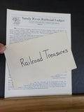 Sandy River Railroad Ledger 2010 Winter Sandy River & Rangeley Lakes Railroad