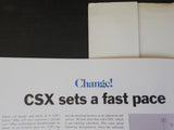 CSX Corporation Annual Report 1984 + Map reprint in FOLDER