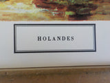 Renaissance Lithographic Print Holandes 22 X 19 inches