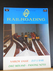 O Scale Railroading #43 April 1976 NArrow Gauge Painting notes Ohio Midland