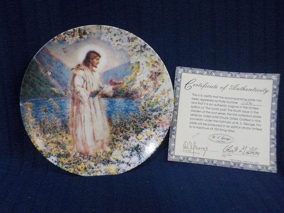 Plate Garden of the Lord The Lord's Love WL George  P0979