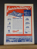 Model Craftsman RMC 1943 December HO derrick car Christmas layouts NYC Mohawk