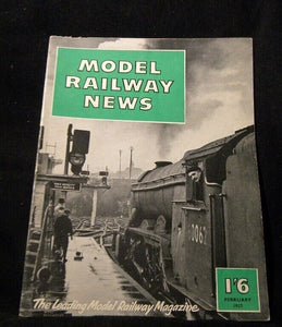 Model Railway News 1957 February Tunnel ventilators Wagon painting Comprehensive