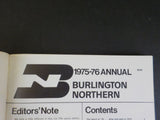 Burlington Northern 1975-76 Annual Soft Cover