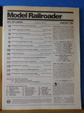Model Railroader Magazine 1987 January ABCs of benchwork Improving turnouts