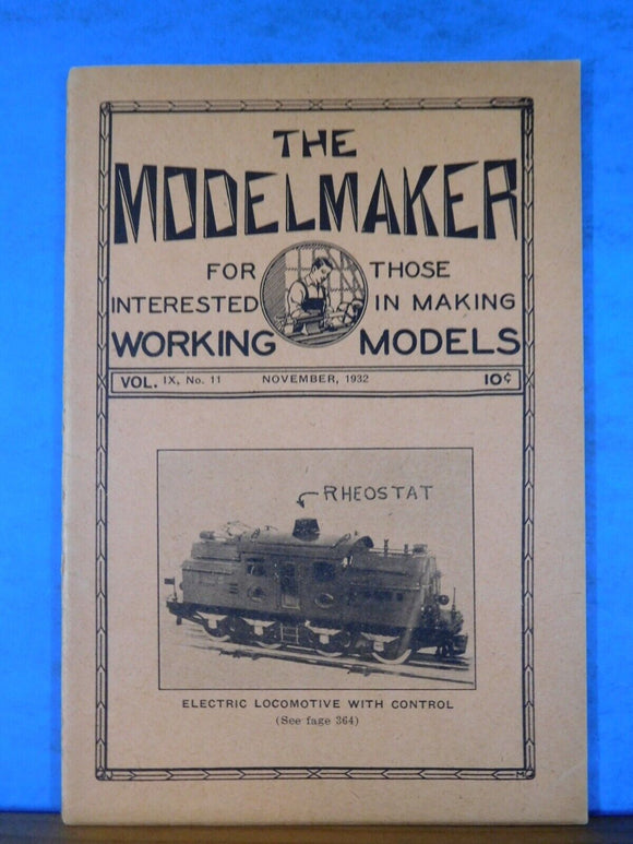 Modelmaker Magazine 1932 November Control systems for model Railroads by Walther