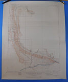 Map Colorado Grand Hogback Quadrangle 1906 Topographical Map 21x17