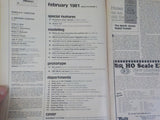 Railroad Model Craftsman Magazine 1981 February RMC CN wood coaling station Henr