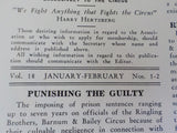 White Tops Circus Magazine 1945 January February Punishing the Guilty